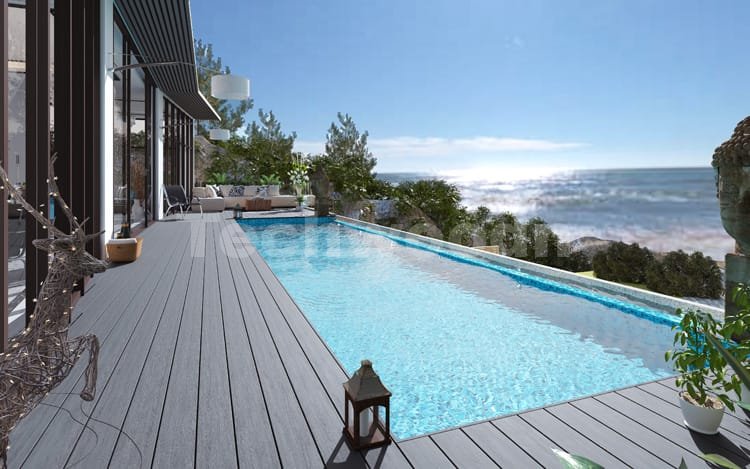 Terrasse en composite pour votre piscine