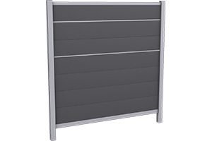 ガーデンWPCフェンス透明アクリルパネル