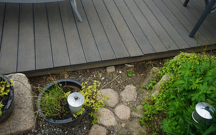 Deck cinza-WPC