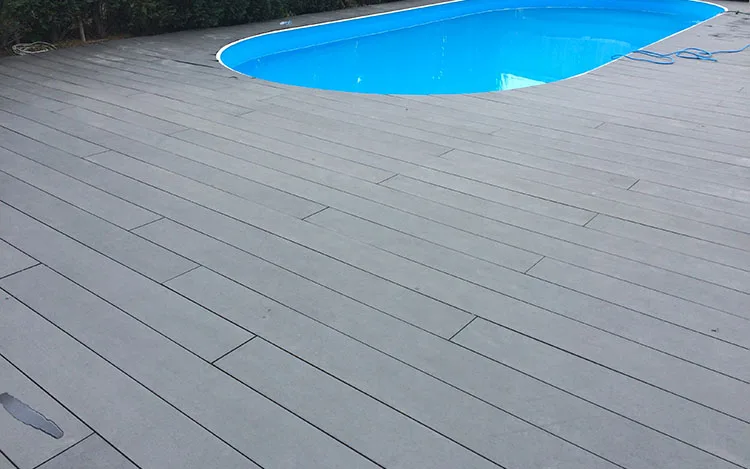 placas de deck compostas pretas