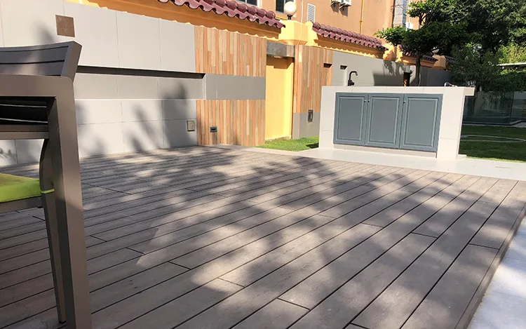 Composite Deck Over Concrete Patio