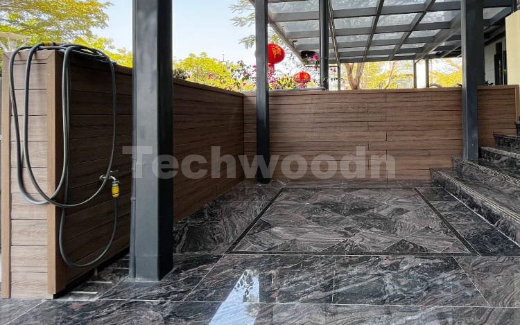 庭の壁のクラッディングのアイデアのインスピレーション