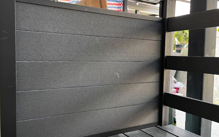 Barandilla de WPC con alta calidad