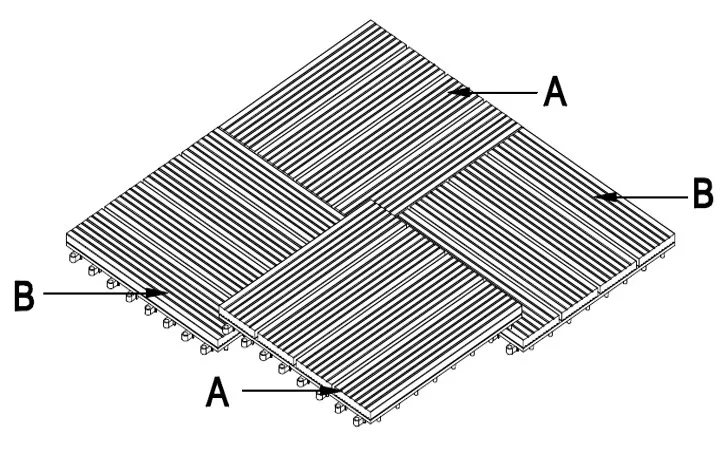 Installation Diagram of Stagger Direction
