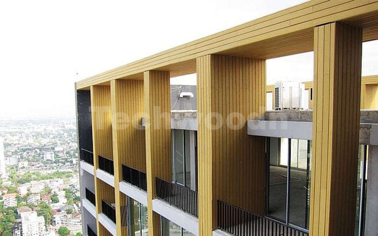 ウッドコンポジットウォールサイディングクラッディング