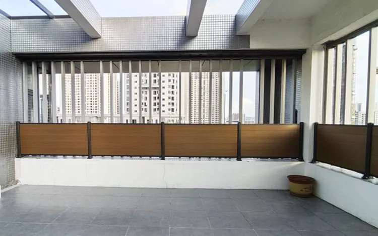 Composite Roof Top Fence & Deck