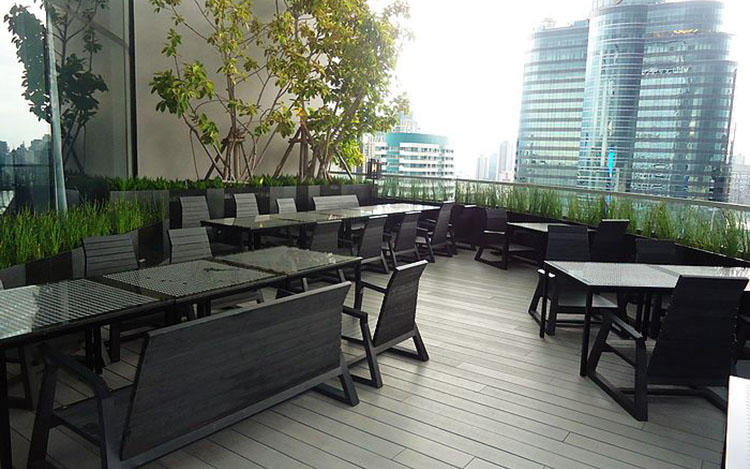 WPC Decking Outdoor Dining Areas