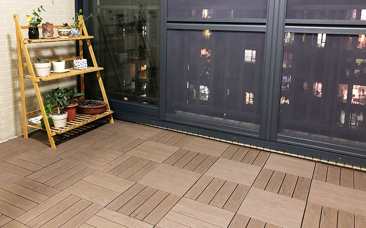DIY Patio Deck Decking Tiles